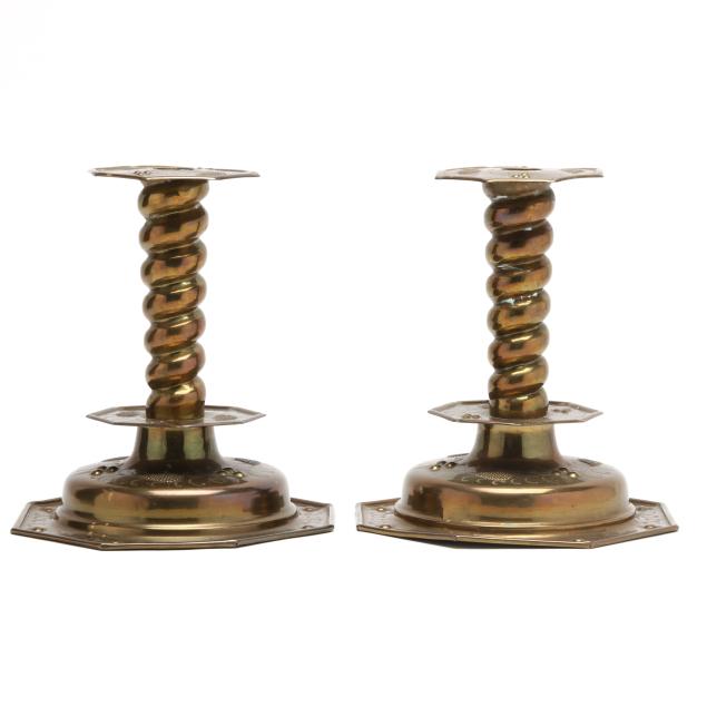 pair-of-dutch-baroque-style-brass-candlesticks