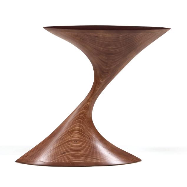 david-hymes-american-b-1965-single-pedestal-table-in-kevazinga