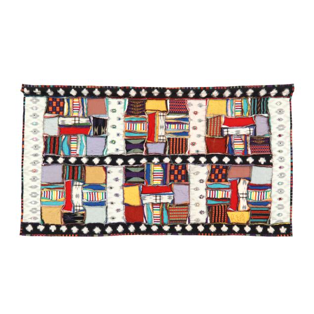 jenifer-eveleth-fisher-nc-i-row-houses-with-gardens-i-quilted-wall-hanging