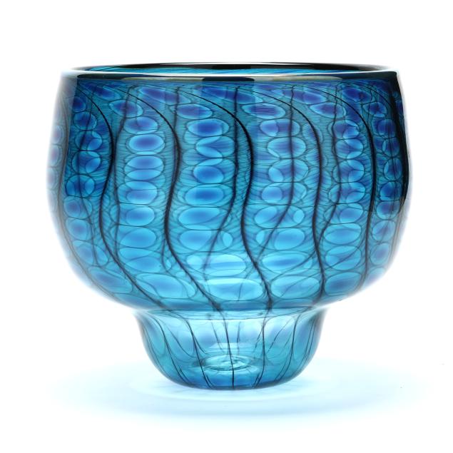 tom-philabaum-american-b-1947-reptilian-series-art-glass-bowl