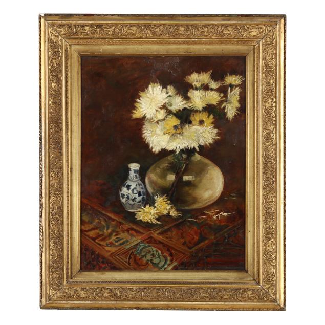 english-school-early-20th-century-still-life-with-chrysanthemums