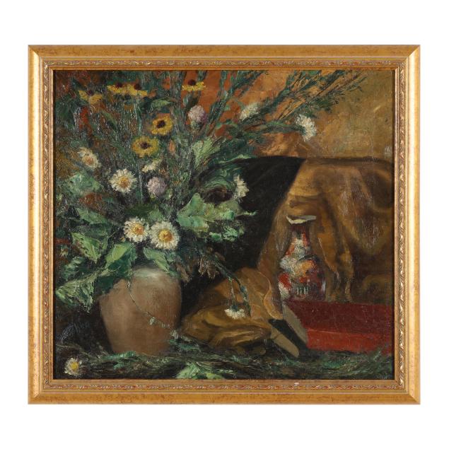 vintage-impressionistic-painting-of-a-still-life-with-flowers