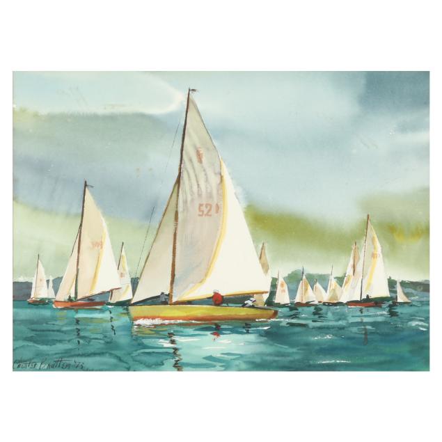 chester-bratten-american-1897-1977-i-sails-at-atwood-lake-i