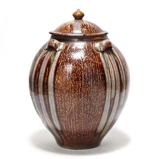 daniel-johnston-seagrove-nc-monumental-lidded-floor-jar