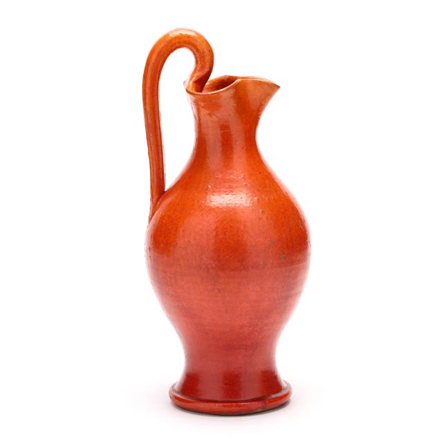 north-carolina-chrome-red-glazed-rebecca-pitcher