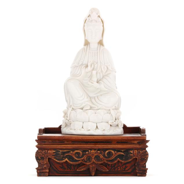 a-chinese-blanc-de-chine-porcelain-seated-guanyin