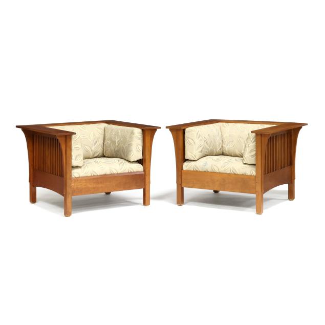 stickley-pair-of-mission-style-cherry-club-chairs