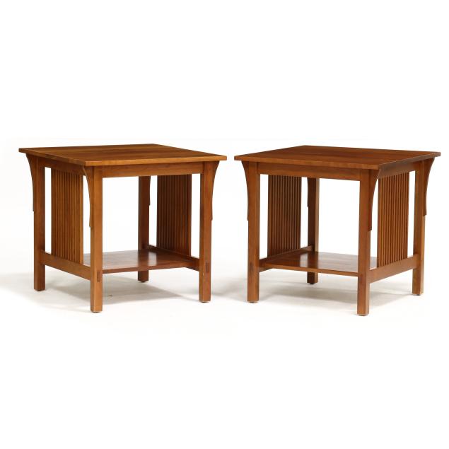 stickley-pair-of-mission-style-cherry-side-tables