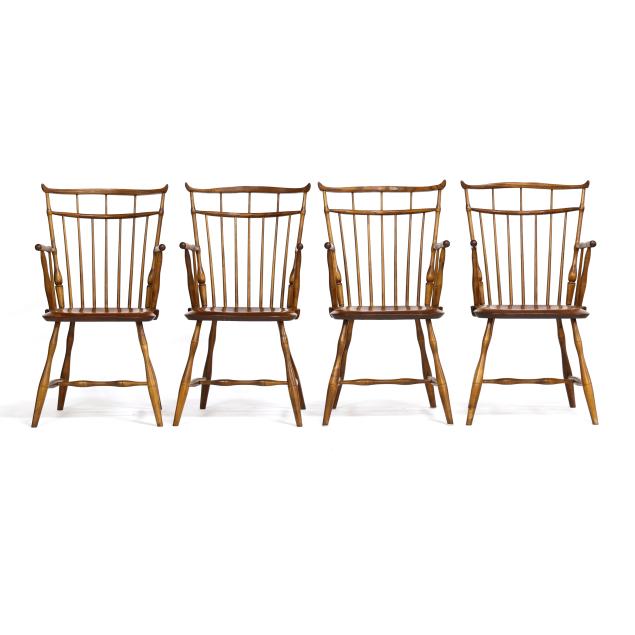 d-r-dimes-four-bird-cage-arm-chairs