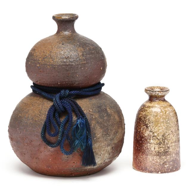 two-japanese-contemporary-ceramic-vases