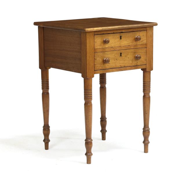 southern-walnut-two-drawer-work-table