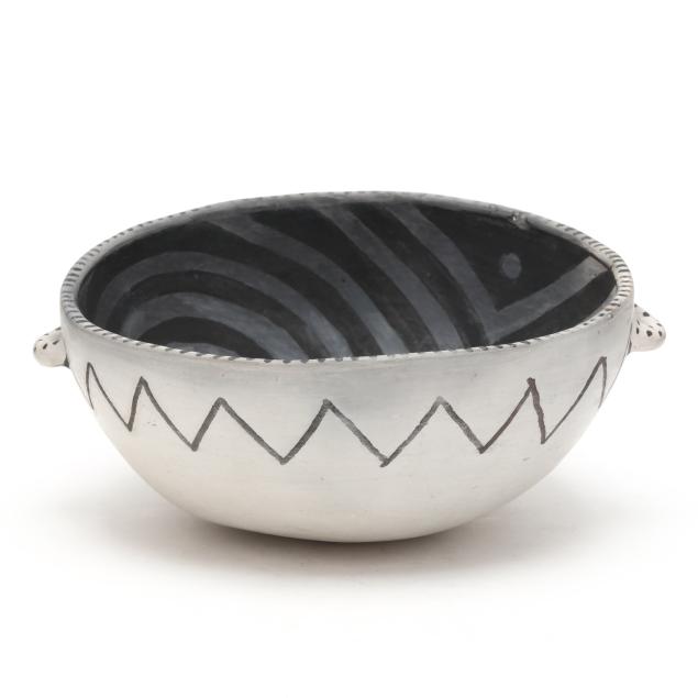 clint-swink-american-anasazi-style-pottery-double-handled-bowl