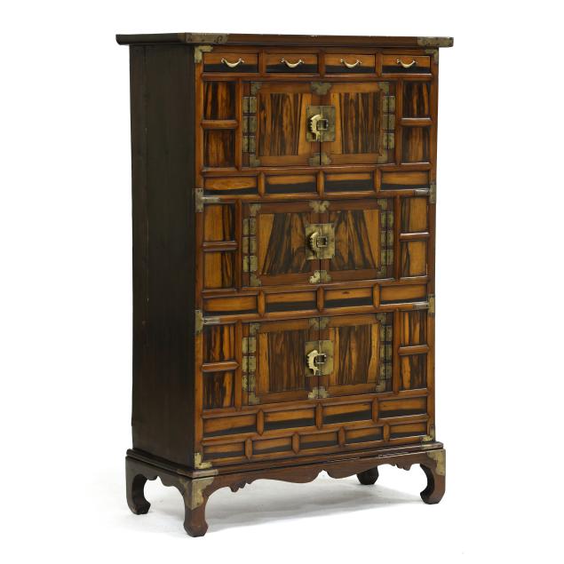 a-korean-persimmon-wood-tansu-chest