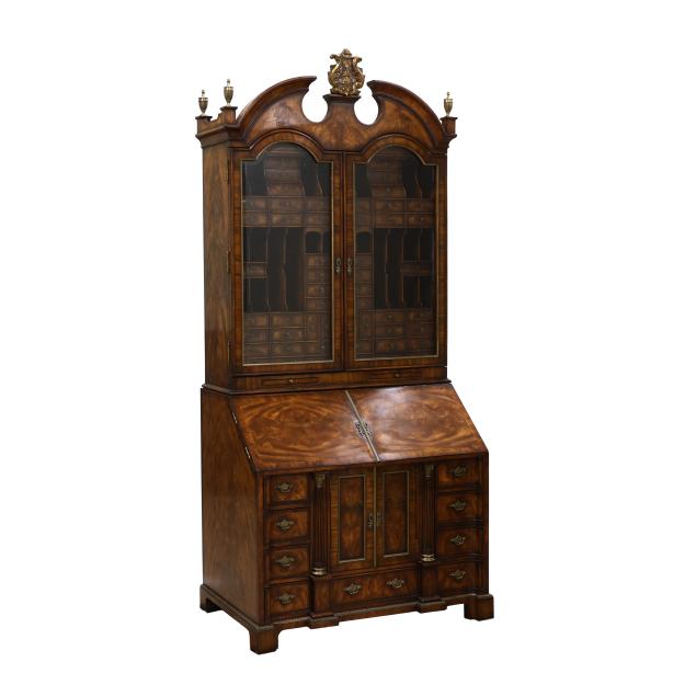 theodore-alexander-althorp-flame-mahogany-bureau-bookcase-with-hidden-compartments