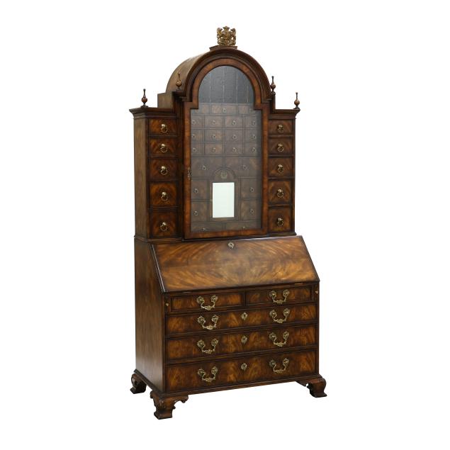 theodore-alexander-althorp-flame-mahogany-bureau-bookcase