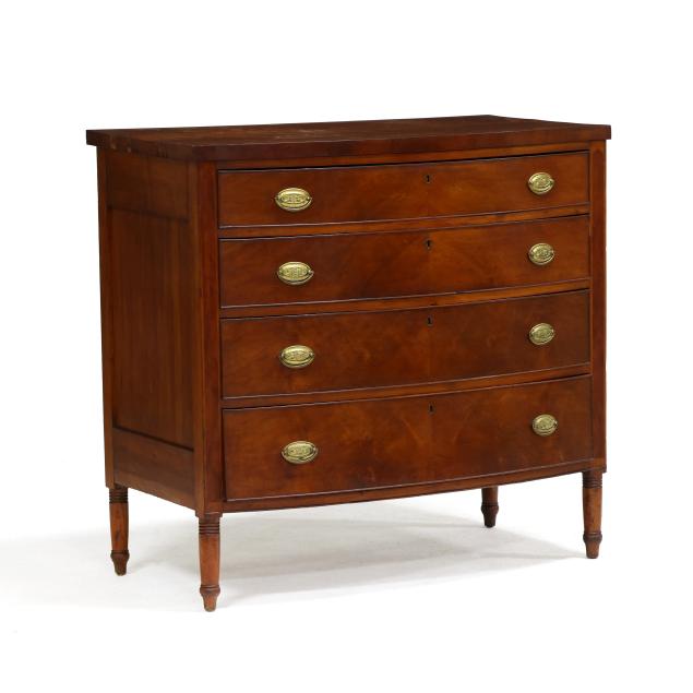 mid-atlantic-late-federal-bow-front-cherry-chest-of-drawers